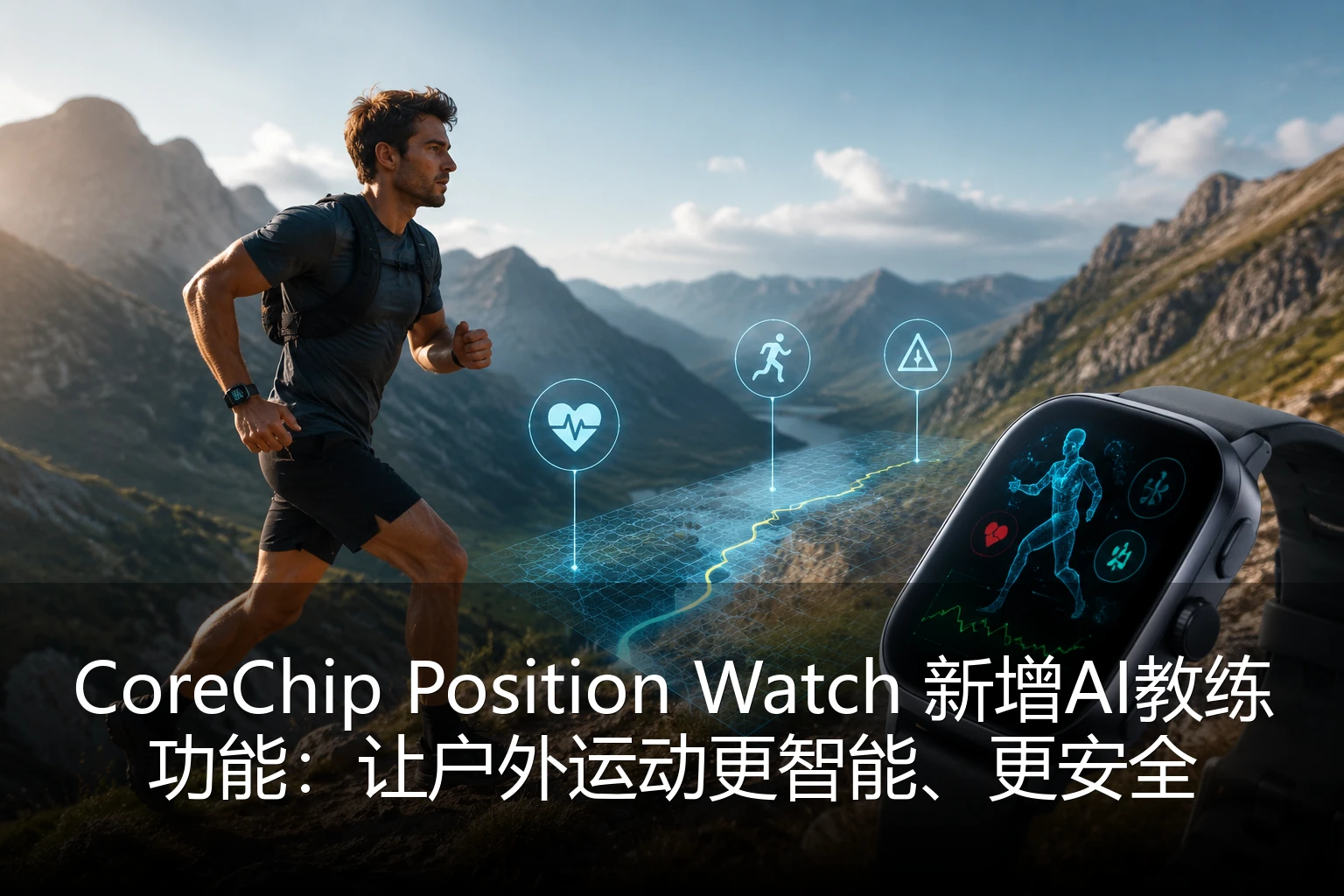 CoreChip Position Watch Adds AI Coach Feature: Making Outdoor Sports Smarter and Safer