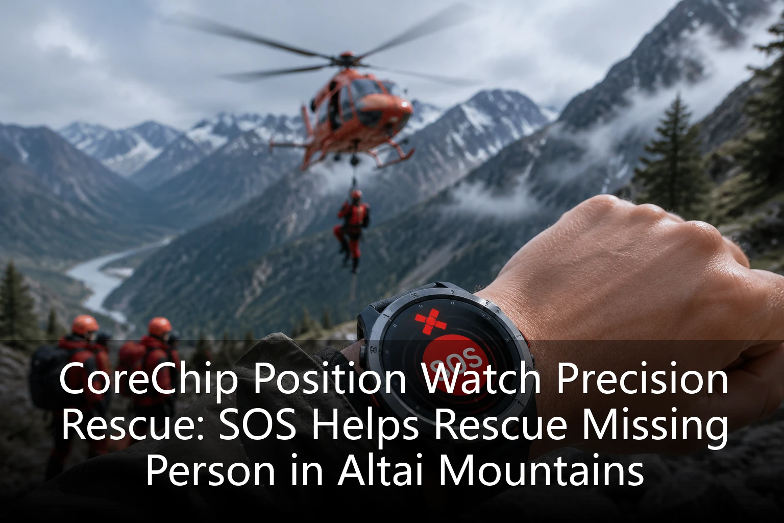 CoreChip Position Watch Precision Rescue: SOS Helps Rescue Missing Person in Altai Mountains